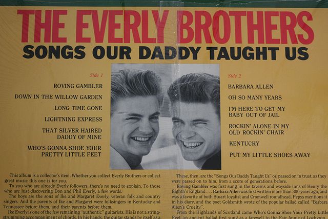 ♪レコード♪エヴァリーブラザーズ♪SONGS OUR DADDY TAUGHT US♪LP♪_画像3