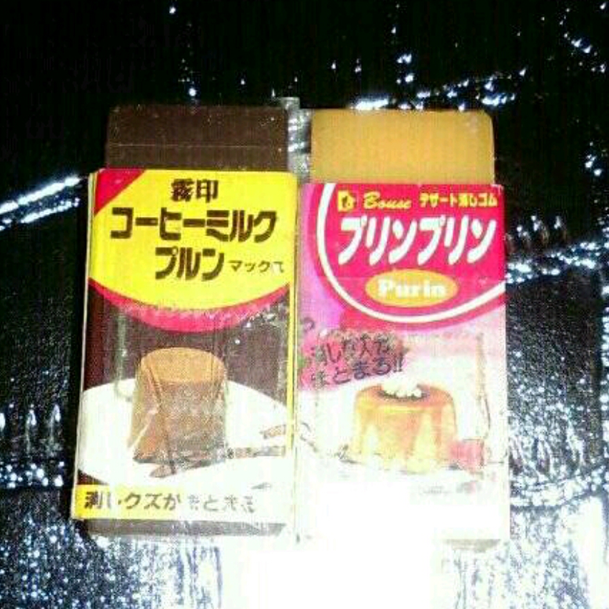  редкость подлинная вещь новый товар аромат есть десерт ластик комплект пудинг кофемолка k Showa Retro кондитерские изделия ...... Pachi было использовано канцелярские товары аромат запах 