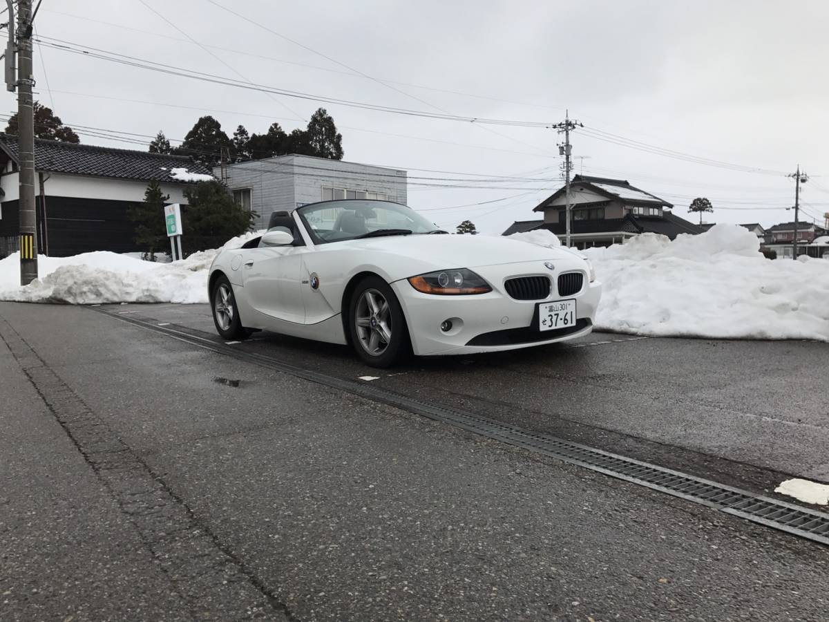  vehicle inspection "shaken" 32 year 4 month H17 BMW Z4 Roadster 2.2i electric open / leather seats seat heater excellent mechanism Toyama 