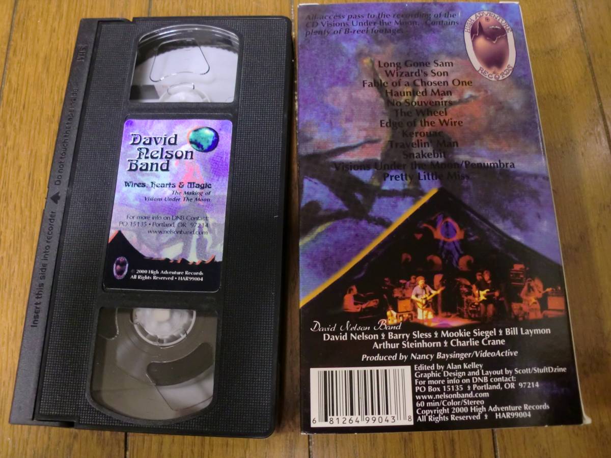 [VHS video ]DAVID NELSON BAND / Wires,Hearts,& Magic New Riders of the Purple Sage