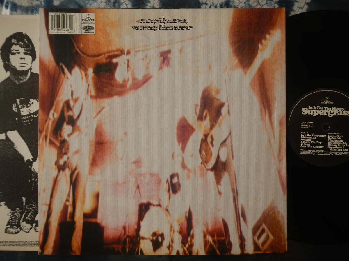 【LP】SUPERGRASS(PCS7388英国PARLOPHONE初回IN IT FOR THE MONEYスーパーグラス)_画像2