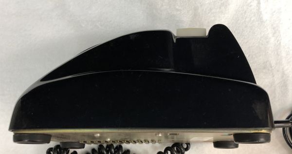  present condition delivery * Showa Retro black telephone 600 A-1 ornament . control 1802 H-5