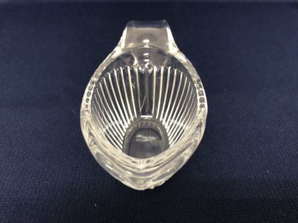  unused goods *TSUGE GLASS(tsuge glass ) dressing pot crystal stylish beautiful box equipped control 1802