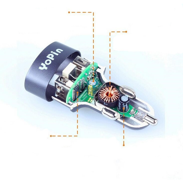  напряжение измерение функция установка машина charger автомобильный зарядное устройство 2 порт USB 2.1A