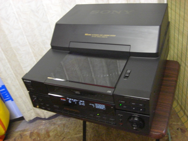 CD播放機索尼CDP-CX100操作檢查貨物遙控器無連續100年1995年 原文:CDプレーヤー　ソニー　CDP-CX100　動作確認品　リモコンなし　100連奏　1995年