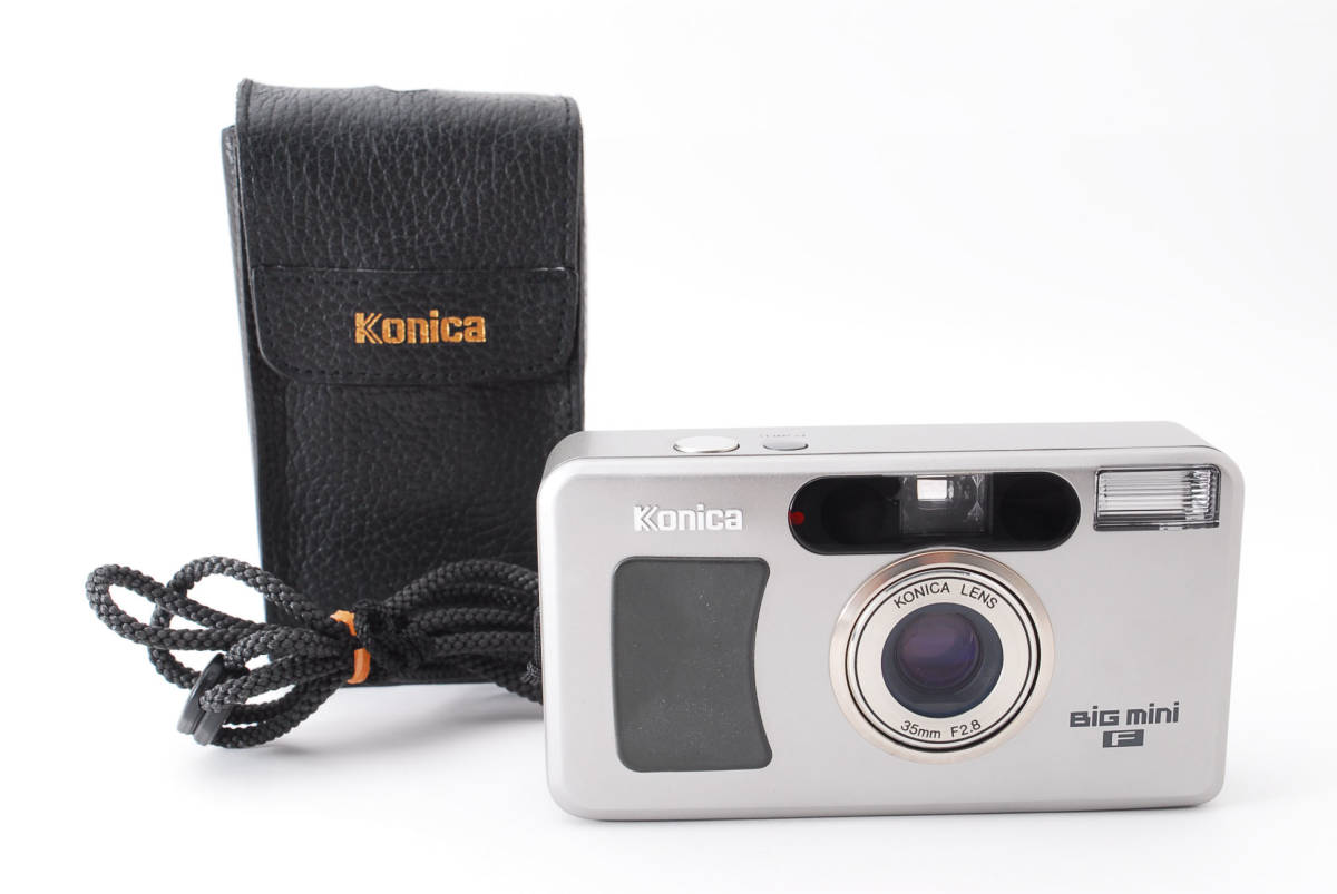 【美品】KONICA Big Mini F Point & Shoot 35mm F/2.8 Lens コニカ ビッグミニ コンパクト フィルム カメラ Film Camera コニカ 1201