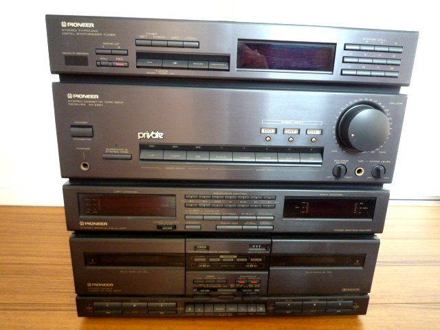 ♪ PIONEER Private RX-Z92V システム コンポ パイオニア チューナー W