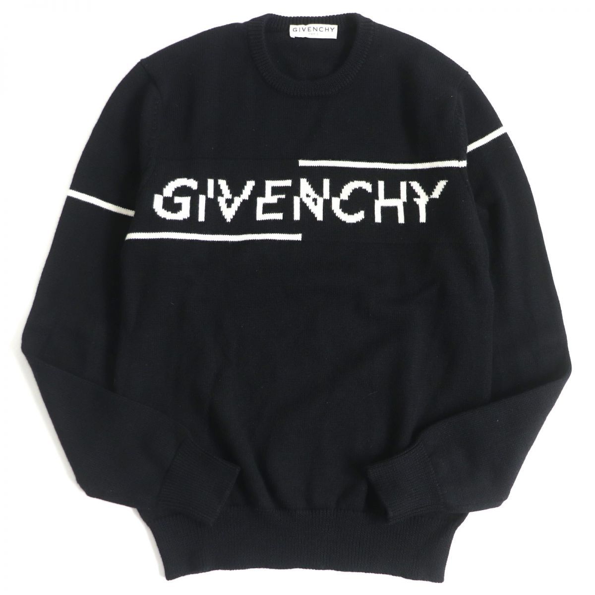 超安い】 Knit Logo BM90B44Y5D 美品□GIVENCHY/ジバンシィ Sweater