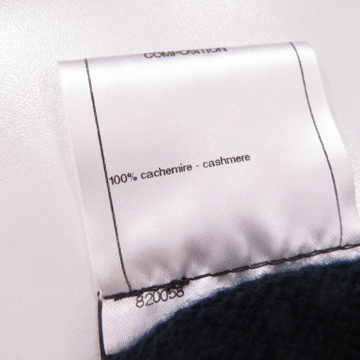 美品◎正規品 UK製 CHANEL シャネル P53646 レディース カシミヤ100