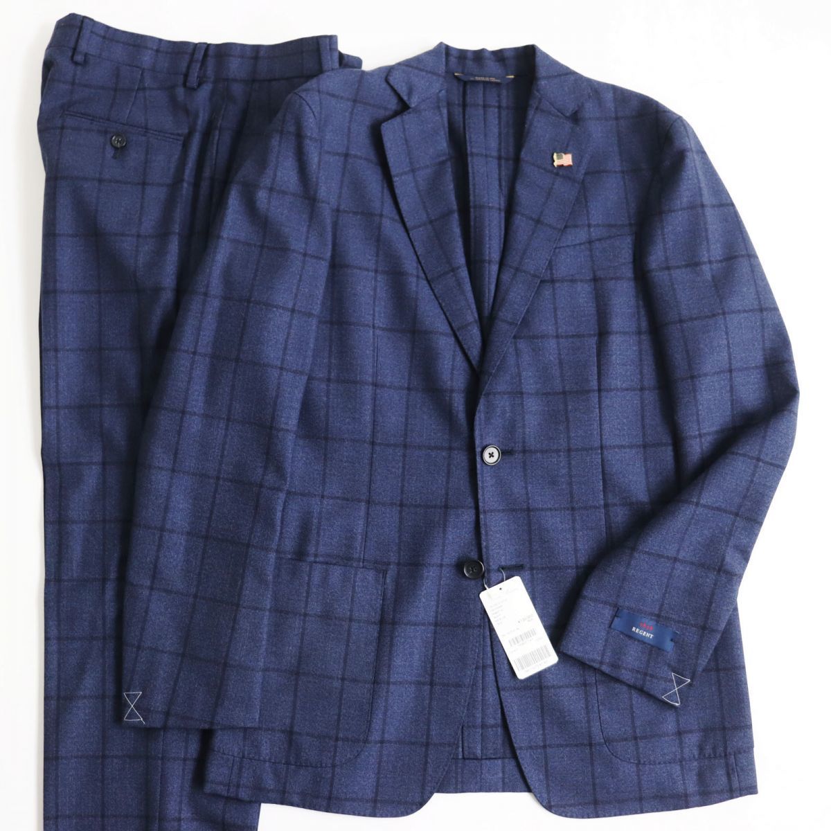 未使用○定価143000円 ブルックスブラザーズ 1818 REGENT カノニコ社製
