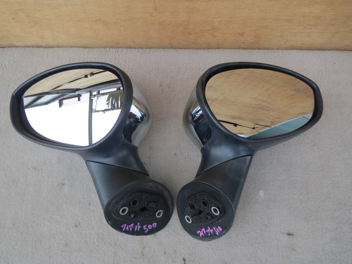  Fiat 500 electric door mirror left right automatic none 5 pin plating right steering wheel car ( secondhand goods K0203)