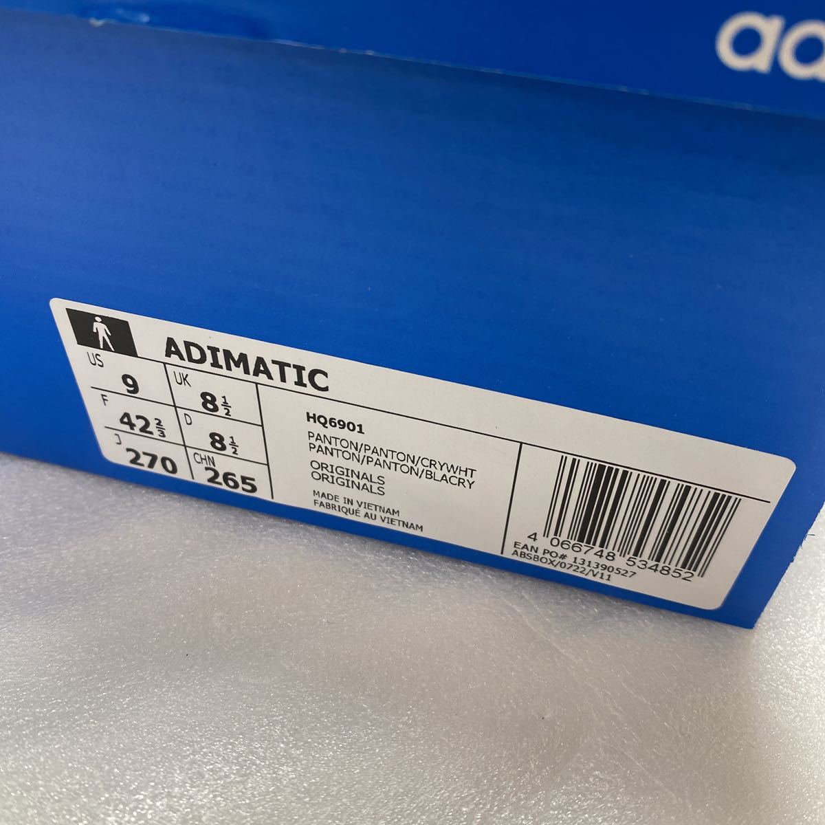  Adidas adidas Adi matic sneakers blue J 27.0cm new goods 