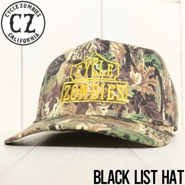 【送料無料】ストラップバックキャップ Cycle Zombies サイクルゾンビーズ BLACK LIST HAT CZ-PFPC001_画像1