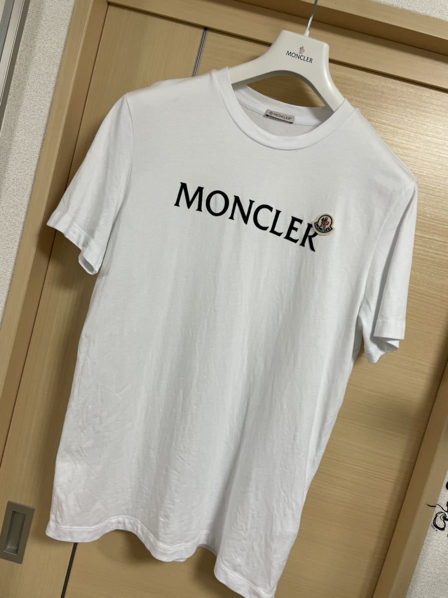 ビジネスバック 【美品】MONCLER ロゴTシャツ ホワイト - 通販 - www