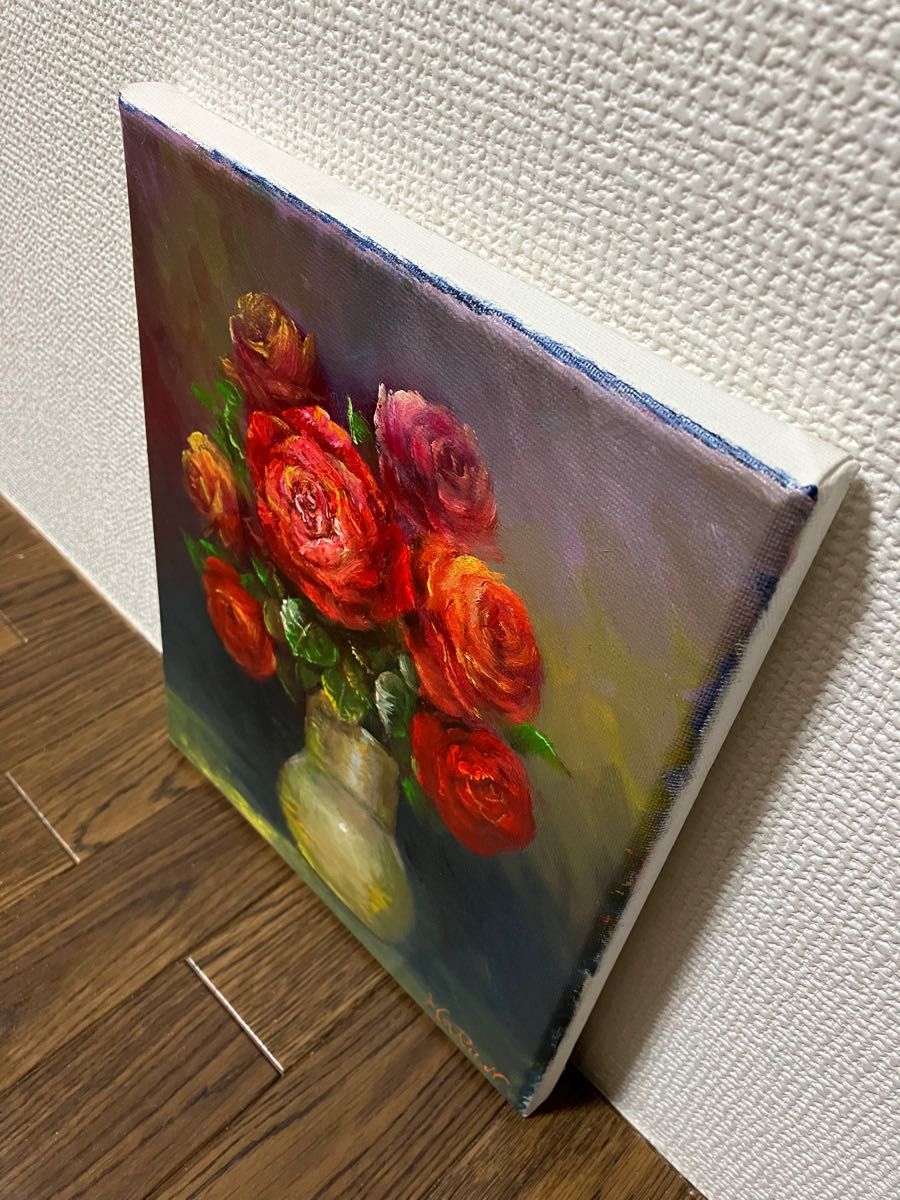 HaRu 花 バラ 薔薇 1点物 真作 原画 絵画 油絵|Yahoo!フリマ HaRu 花 バラ 薔薇 1点物 真作 原画 絵画 油絵|Yahoo!フリマ