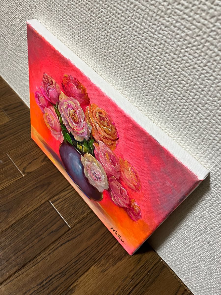 HaRu 花 バラ 1点物 真作 原画 絵画 油絵|Yahoo!フリマ(旧 HaRu 花 バラ 1点物 真作 原画 絵画 油絵|Yahoo!フリマ(旧