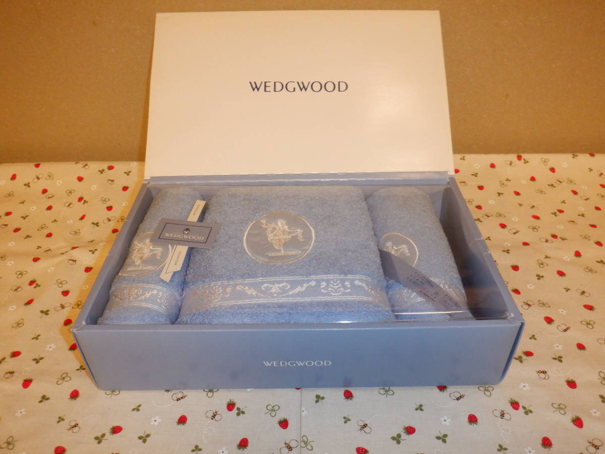 C2 WEDGWOOD[ Wedge дерево * jasper банное полотенце & полотенце для лица 2 шт. комплект хлопок 100%]~ товары долгосрочного хранения 