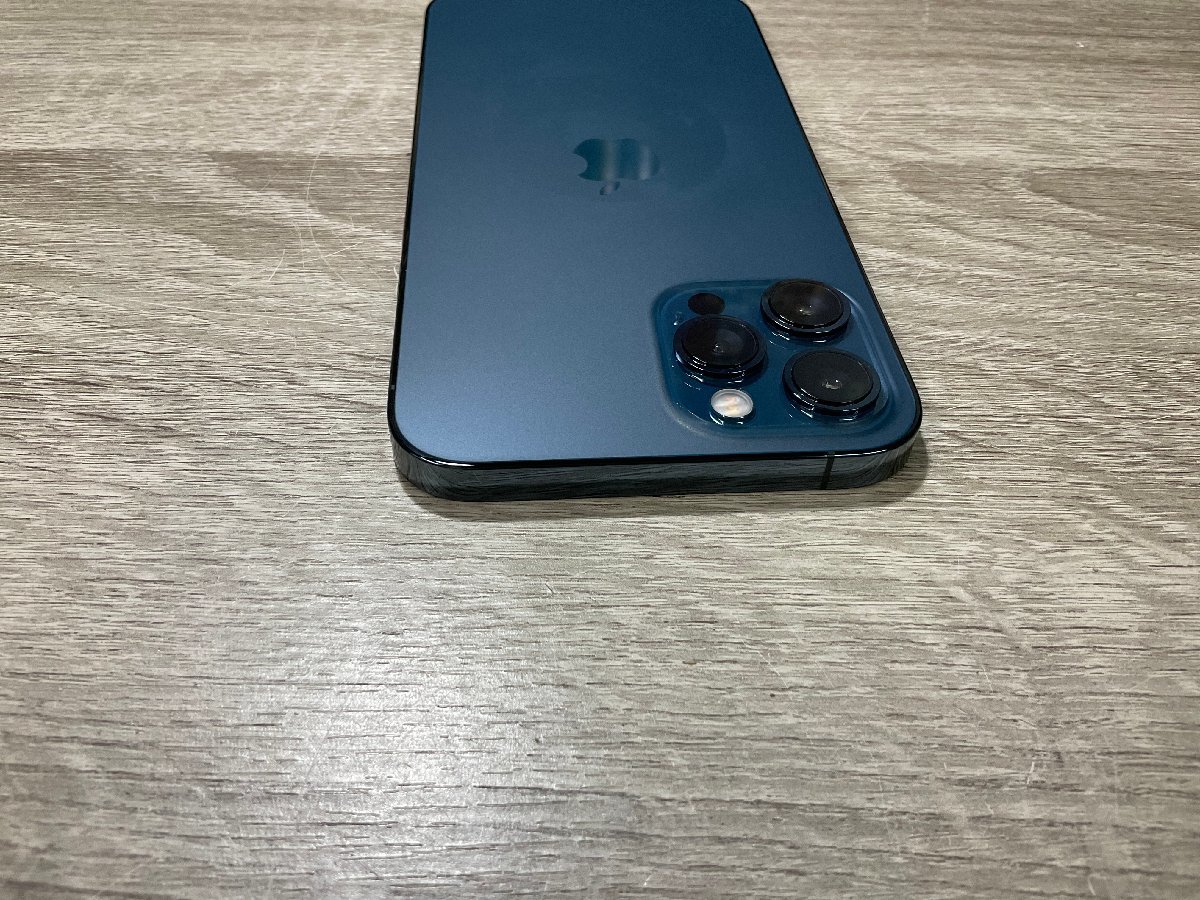 させていた 【7411】iPhone 12 Pro Max パシフィックブルー 128 GB