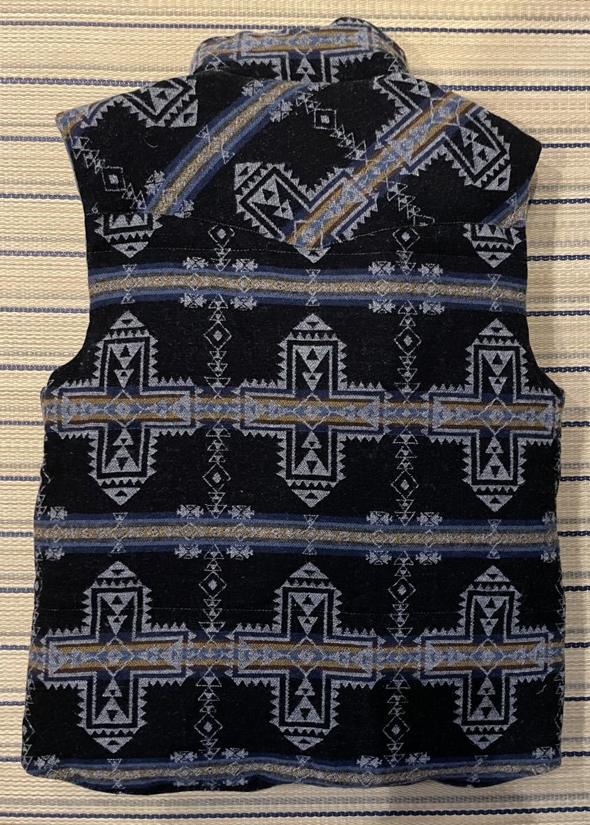 A＆F PENDLETON DOWN VEST ペンドルトン ウール ダウン ベスト エイアンドエフ チマヨ インディアン アメリカ 古着 ビンテージ アメリカン_画像4