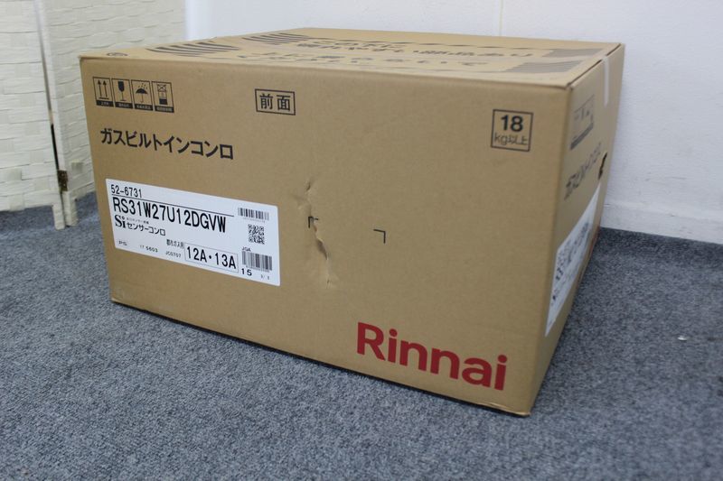 2037AB5532)新品 ビルトイン ガスコンロ リンナイ RS31W27U12DGVW