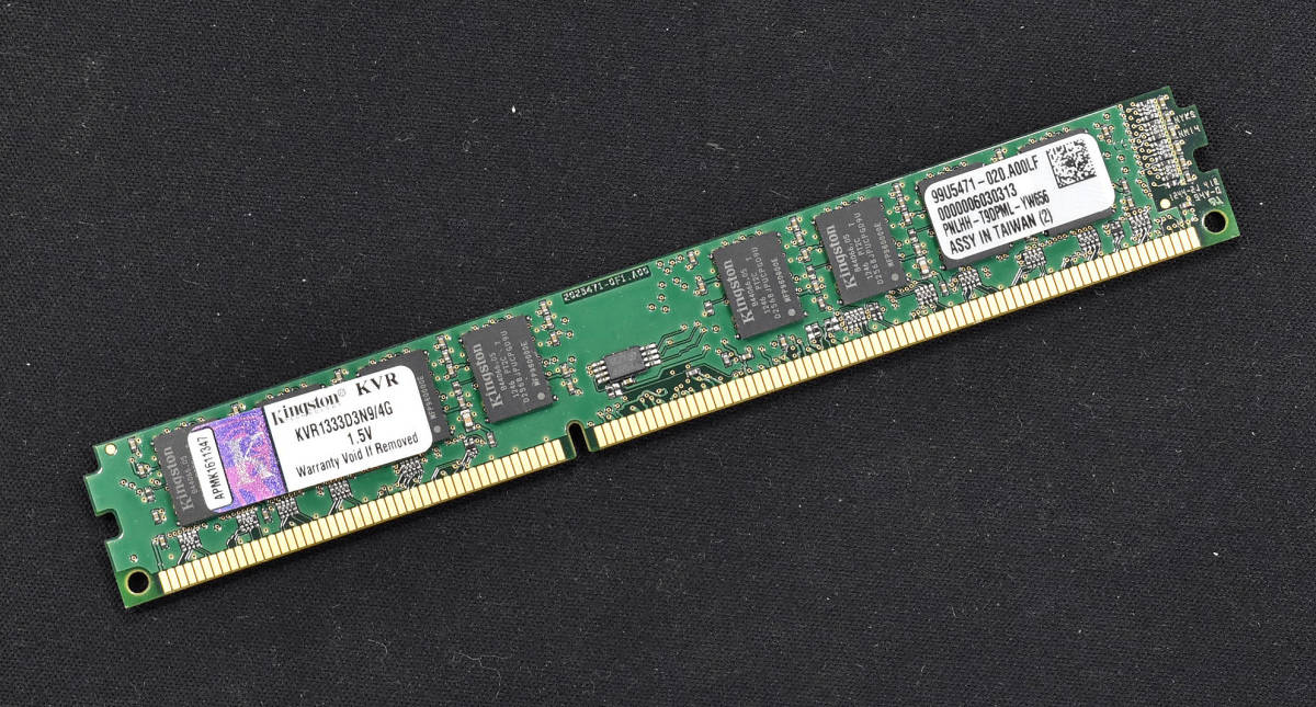 4GB PC3-10600 PC3-10600U DDR3-1333 240pin Non-ECC Unbuffered DIMM (2Rx8  両面実装 KINGSTON) (管:SA4750 メモリ | markomarino.com