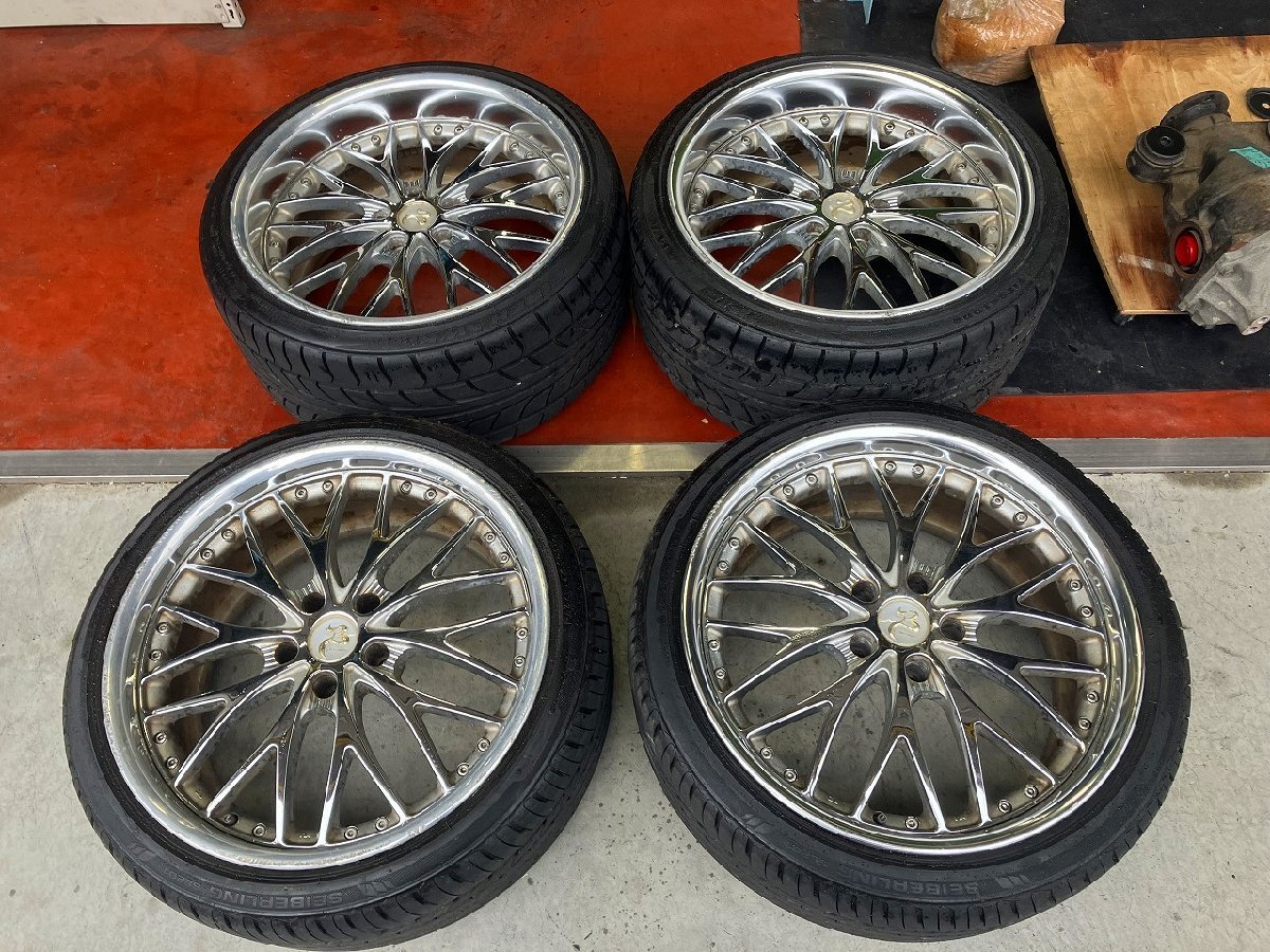 超可爱 外し】☆WORK セルシオ 新S管理72210 ベルサリオ 275/30 245/35
