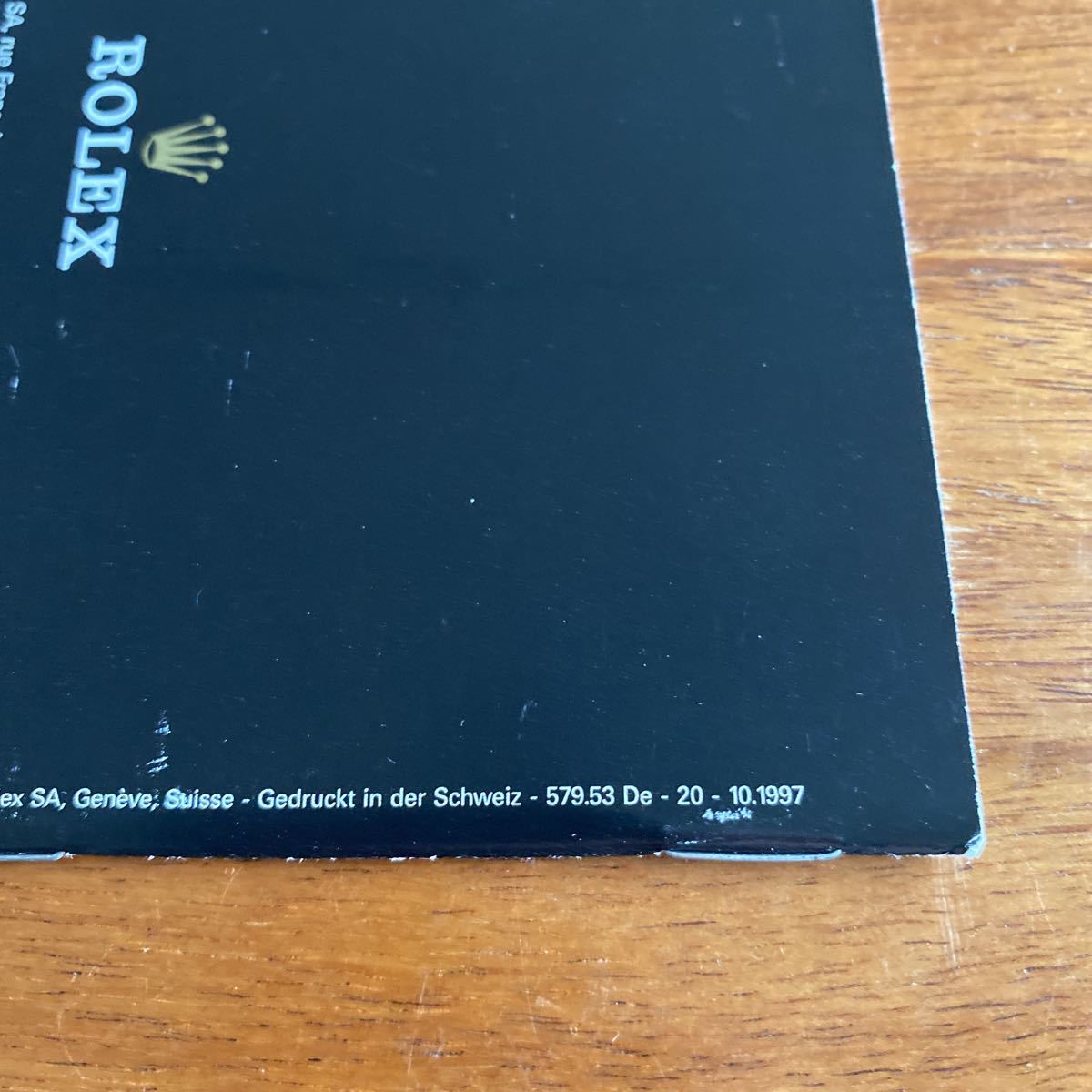 3022【希少必見】ロレックス オイスター冊子 取扱説明書 1997年度版 ROLEX 定形郵便94円可能_画像3
