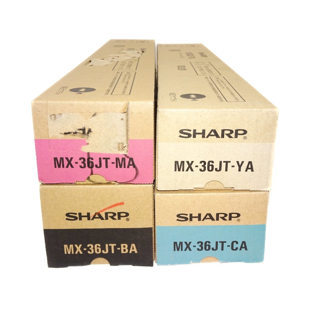 4色セット SHARP シャープ 純正トナー MX-36JT-BA/CA/MA/YA MX2640 