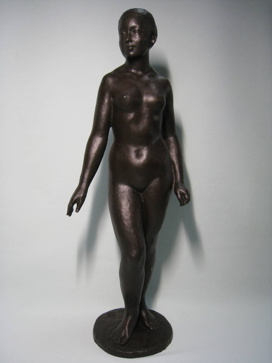 * bronze made .. image Yamazaki regular . Kyoto . representative make sculpture house Kiyoshi ..... image height approximately 43.