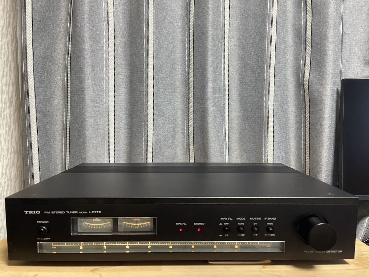 2021A/W新作☆送料無料】 TRIO FM STEREO TUNER L-07TII その他