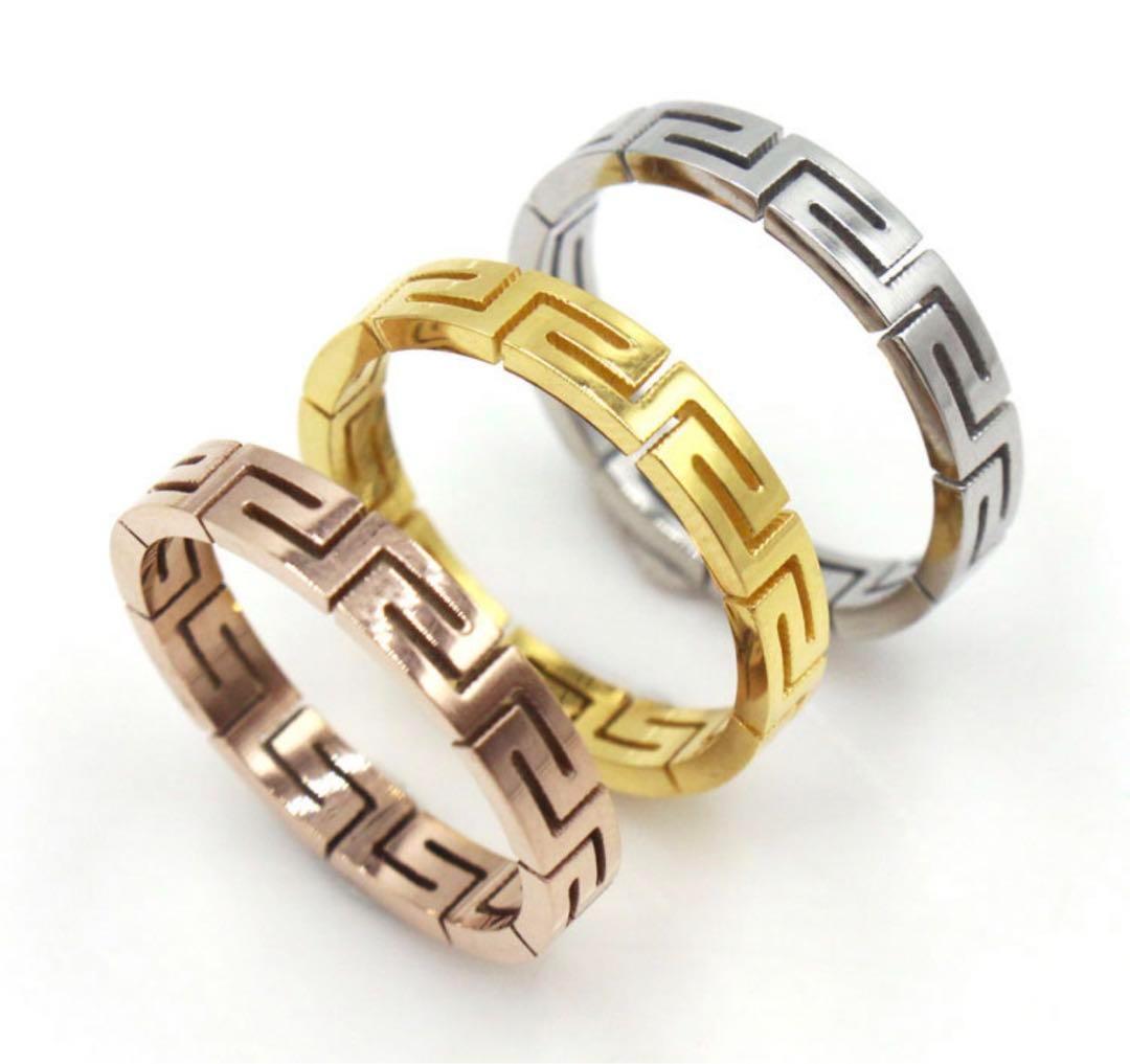  gray kate The Yinling g ring pink gold 17 number unisex new goods 