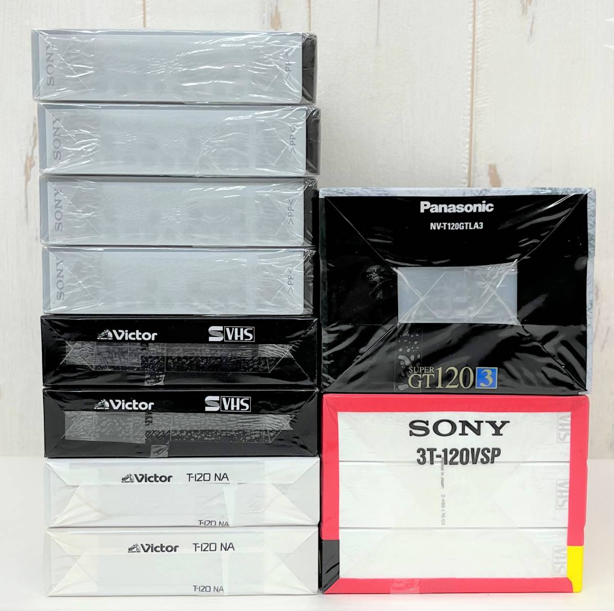 未使用品 ＊ビデオテープ VHS ＊SONY ソニー 120分×4 SPECIAL V 120 VICTOR SUPER AV ST PANASONIC GT 120 14点 録画 映像 オーディオ_画像8