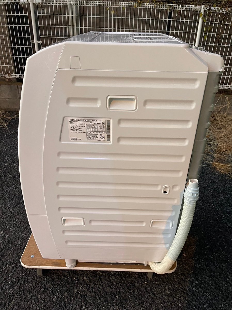 美品 HITACHIドラム洗濯機 洗濯機 BD-SV110F 洗濯11.0kg 洗濯機