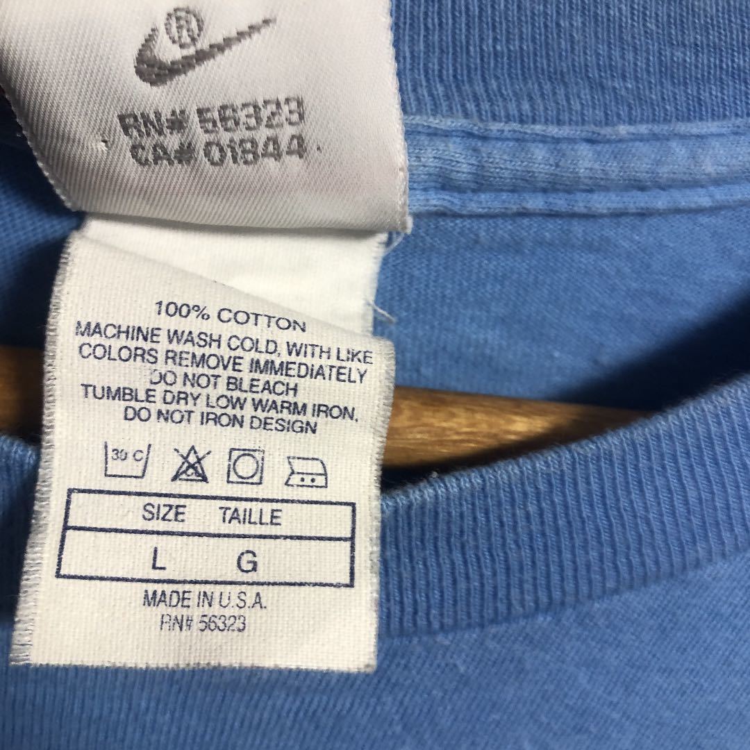超希少】NIKE ノースカロライナ大学 半袖Tシャツ 水色 グレータグ