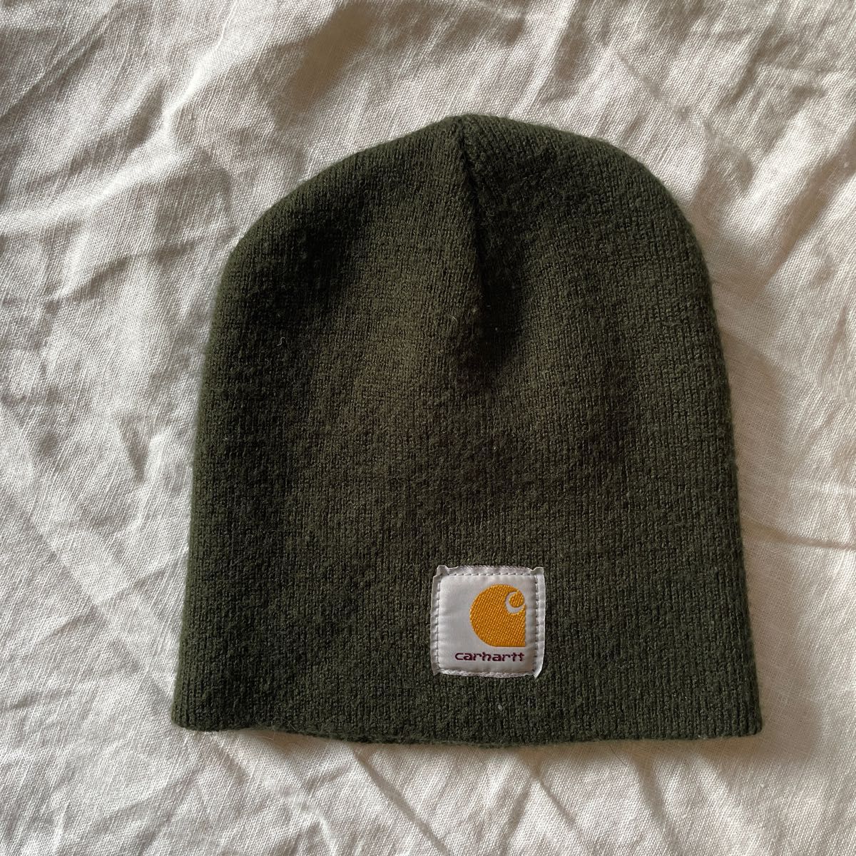 レアUSA製 carhartt カーハート ニットビーニー ニットキャップ 帽子