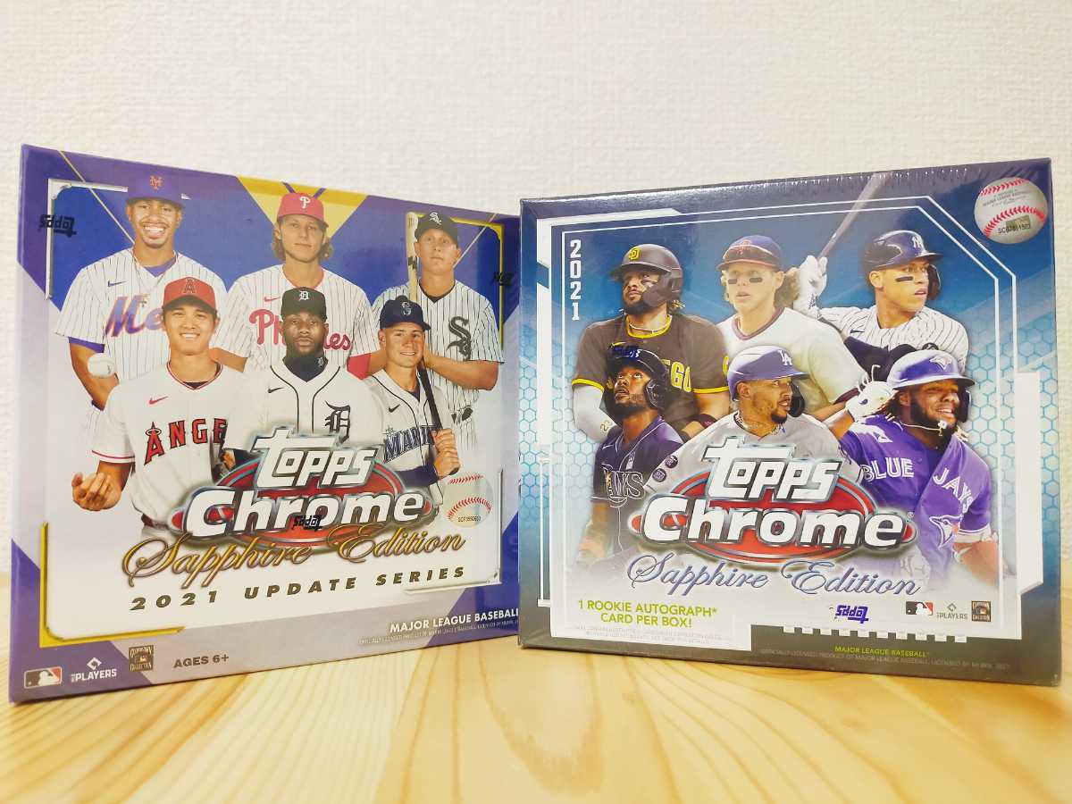 気質アップ】 2個 MLB 野球 2021 Topps Chrome シリーズ1 Update 1 メジャーリーグ Sapphire Edition  Baseball Baseball カード Hobby ブラスターボックス 1 Box トップス Topps Series クローム Card  アップデート サファイア ホビーボックス 2021 - akgtcanada.com