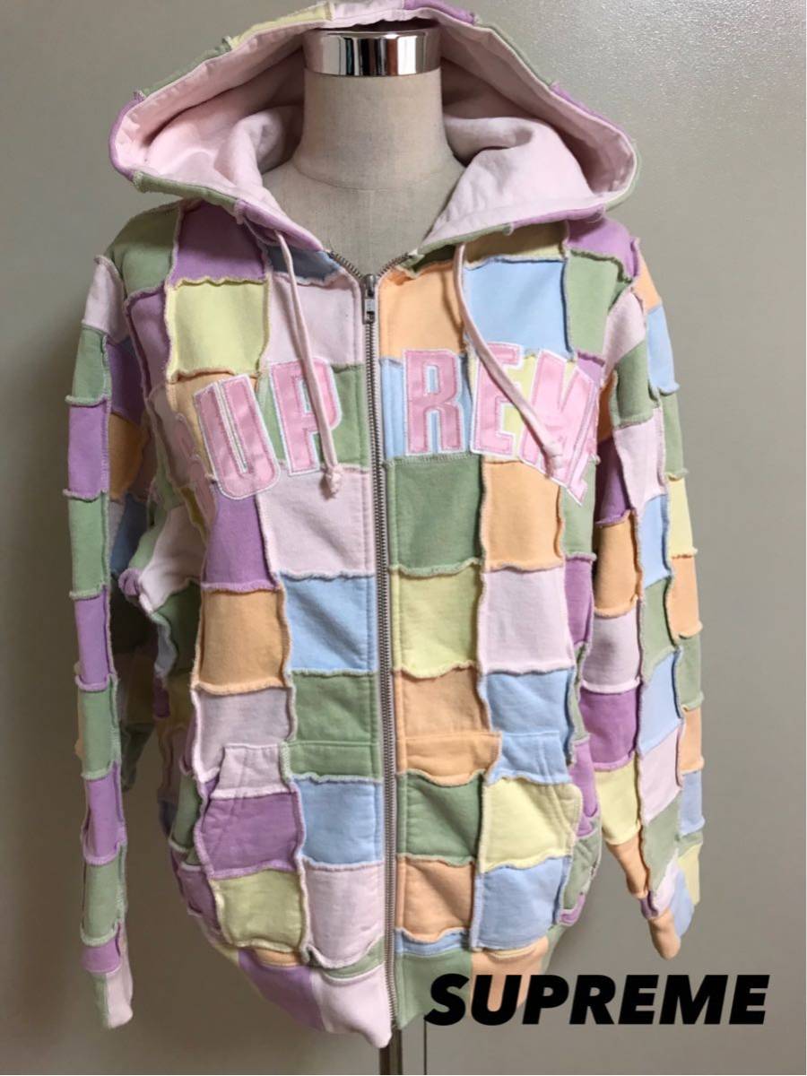 2020A/W SUPREME シュプリーム パッチワーク スウェットパーカー