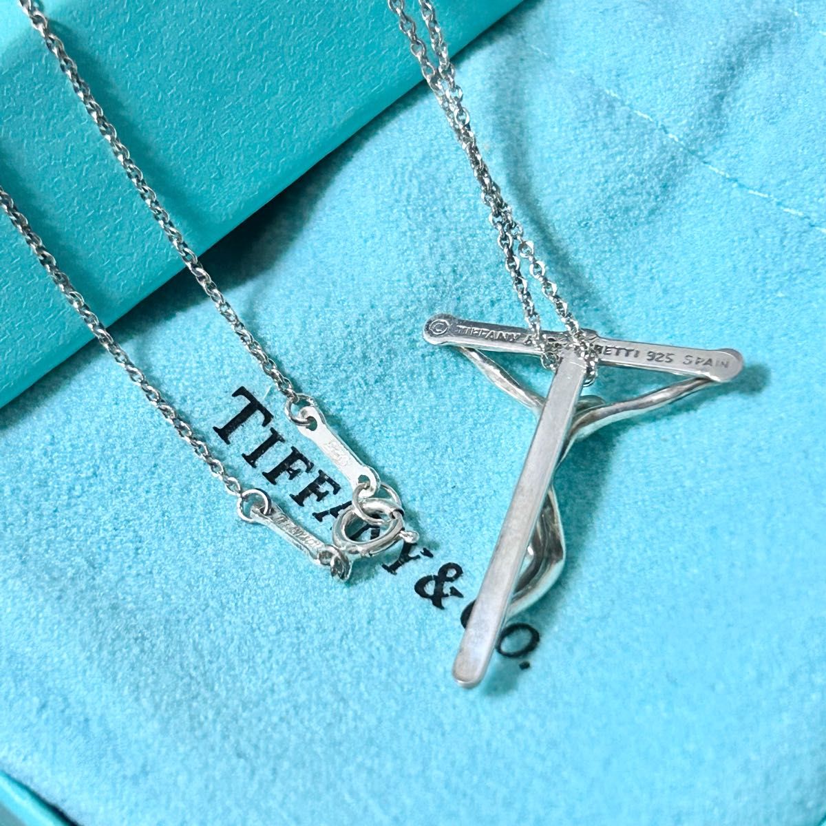 TIFFANY&Co ティファニー キリスト ロザリオ ネックレス クロス TIFFANY&Co ティファニー キリスト ロザリオ ネックレス クロス