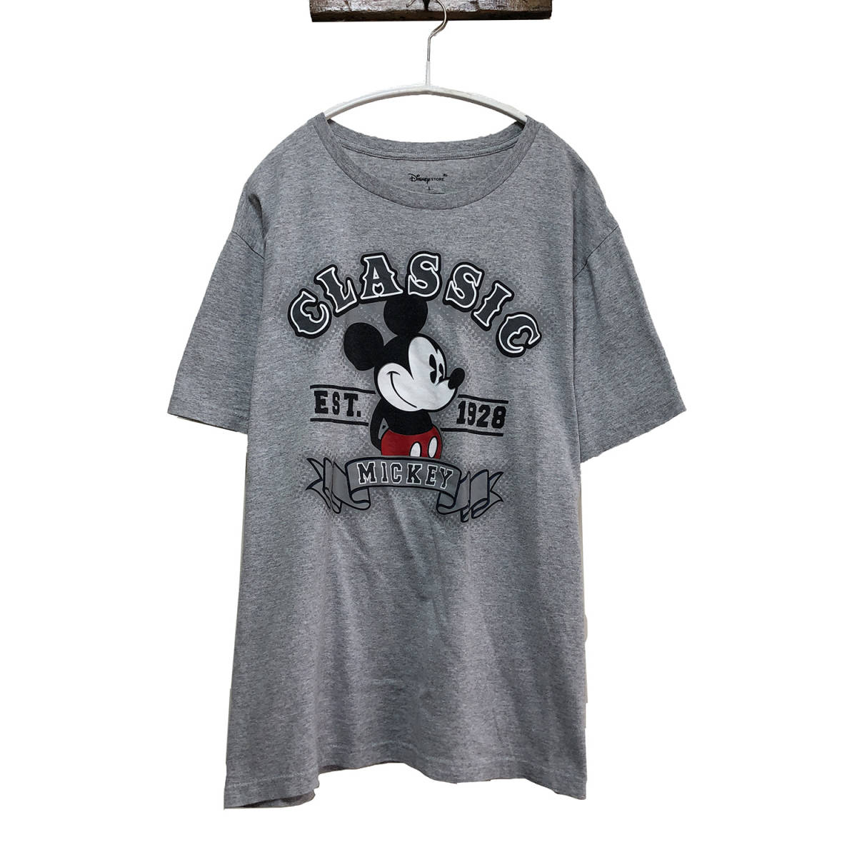 USA 古着 ディズニー ディズニーストア ミッキーマウス キャラクター Tシャツ 古着 メンズL BA0588_画像1