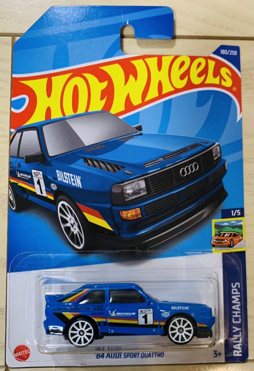 新品未開封★ホットウィール '84 Audi Sport Quattro 84 アウディ スポーツ クアトロ Hot Wheels Rally Champs_画像1