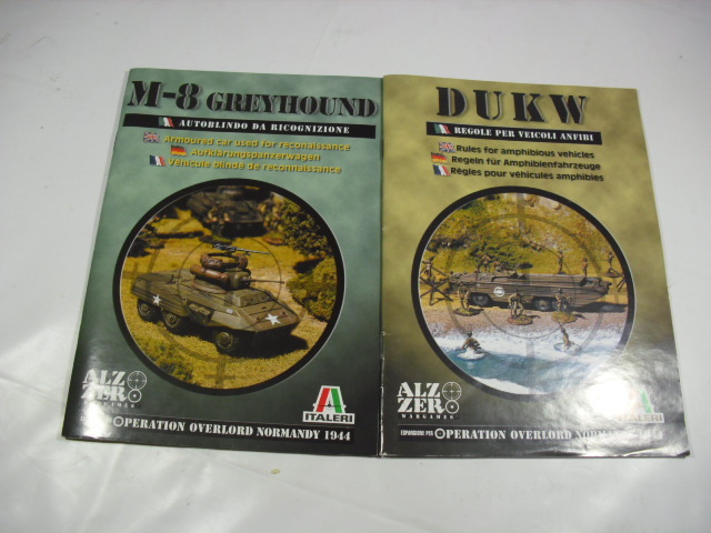 1/72 M-8 equipment . car .DUKW truck attached was booklet secondhand goods ita rely 