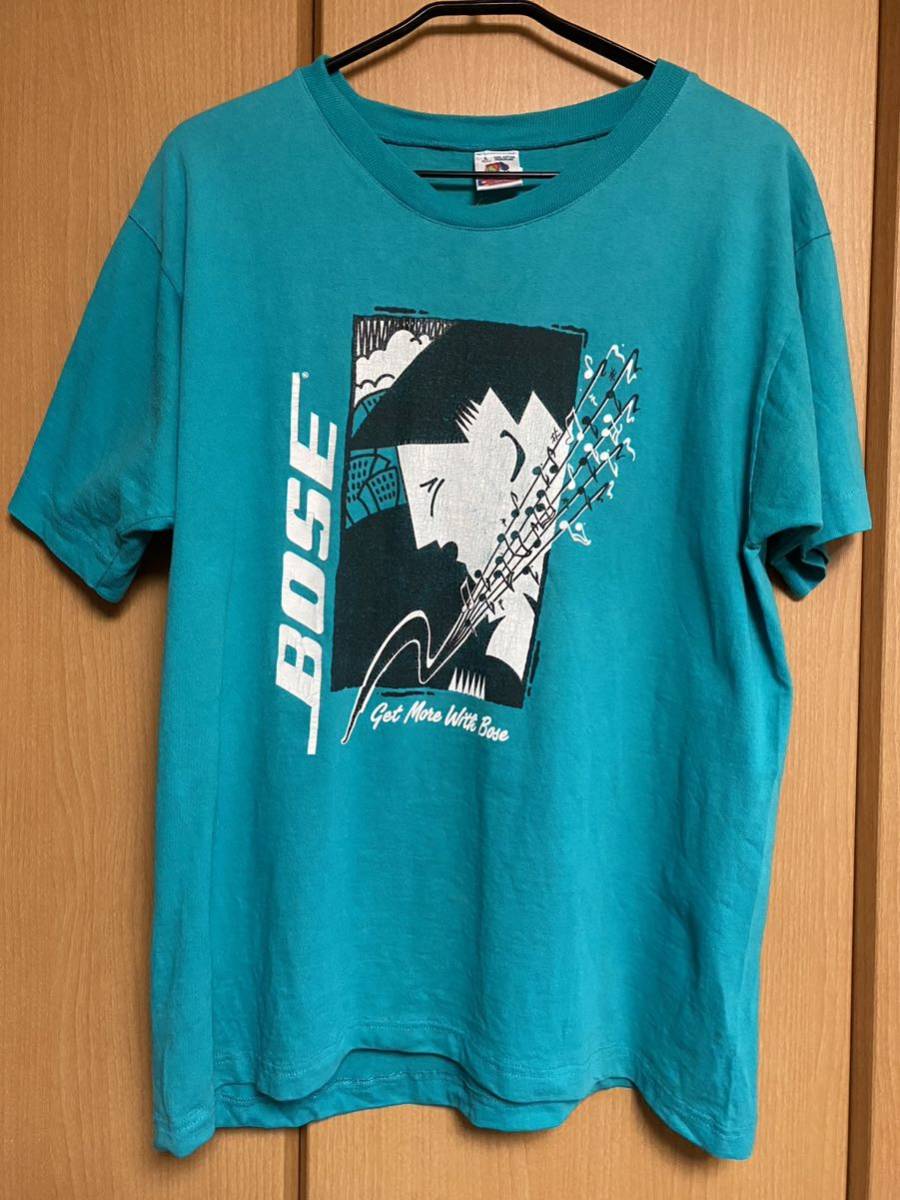 無料 90'S当時物BOSE Tシャツ ヴィンテージ サイズL 企業Tシャツ
