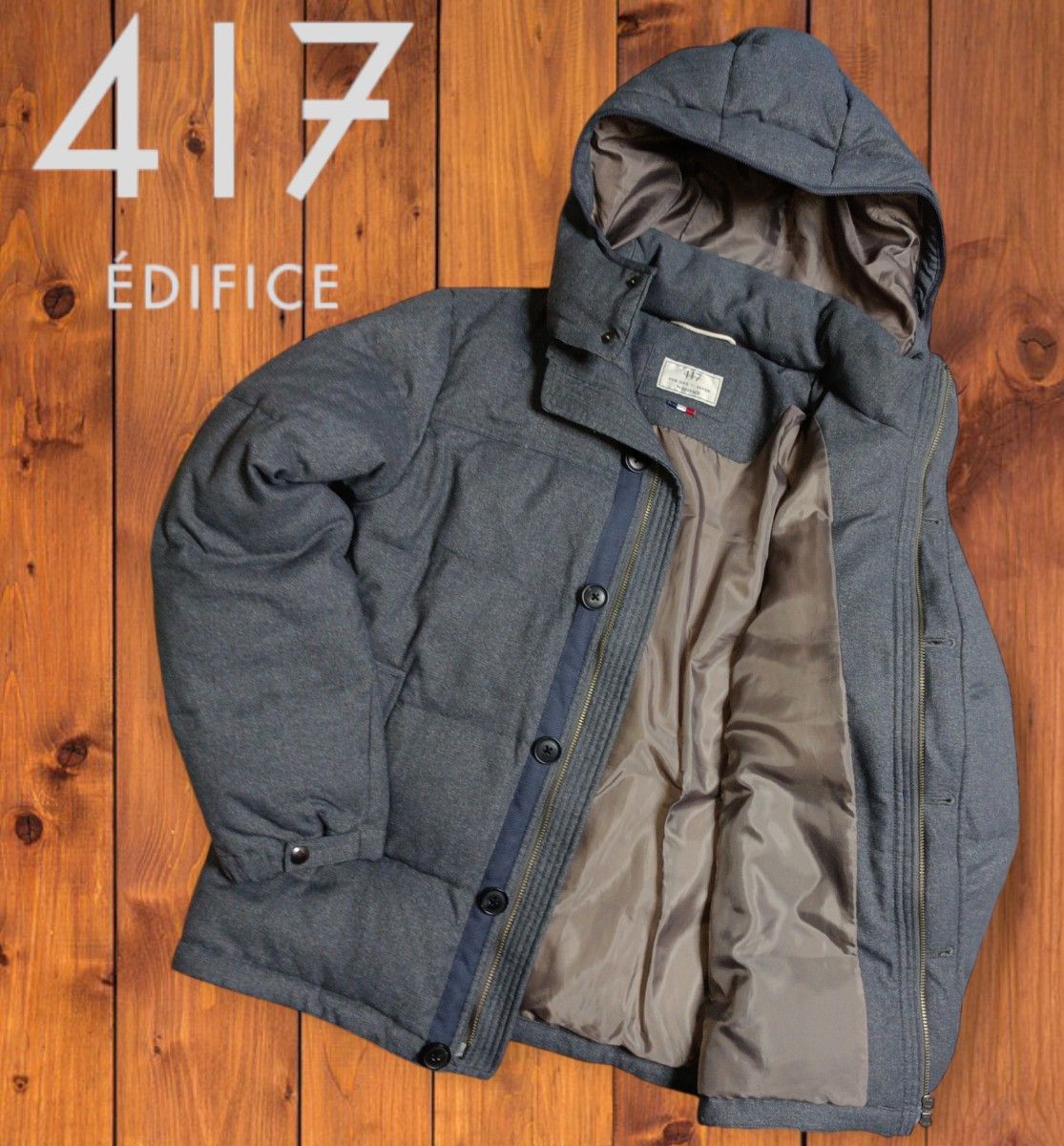 EDIFICE エディフィス 417ヘリンボーン ダウンジャケット 417 EDIFICE|PayPayフリマ 417 エディフィス ダウンジャケット