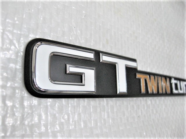 ★希少 GT ツインターボ GT TWIN ｔｕｒｂｏ GX71 トヨタ マークⅡ クレスタ チェイサー 新品 TOYOTA ロゴ エンブレム 1点 旧車_画像3