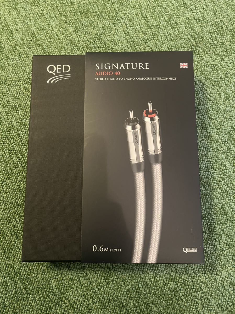本日限定 QED キューイーディー Signature Audio 40 RCAケーブル 0.6m
