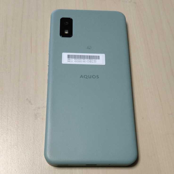 □超美品 SIMフリー AQUOS wish2 A204SH Olive Green 活きる SIM □超美品 SIMフリー AQUOS wish2 A204SH Olive Green 活きる SIM