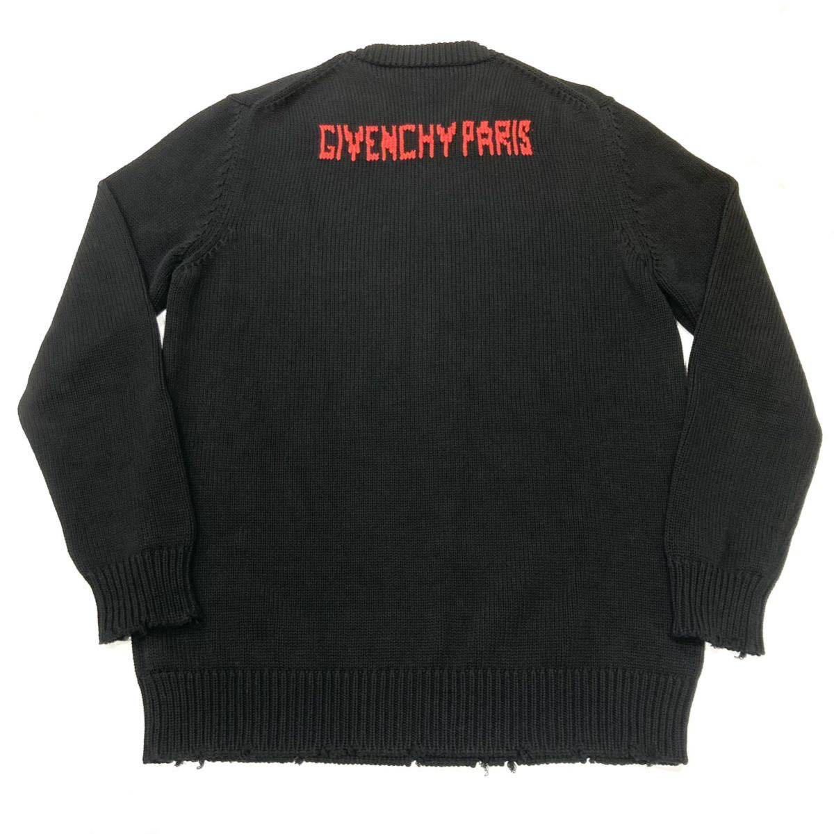 逆輸入 ロゴ ジバンシィ GIVENCHY 国内正規品 コットンニット