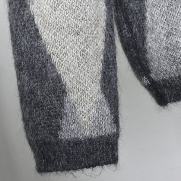 19AW GIORGIO ARMANI ジョルジオアルマーニ アーガイル モヘア ニット