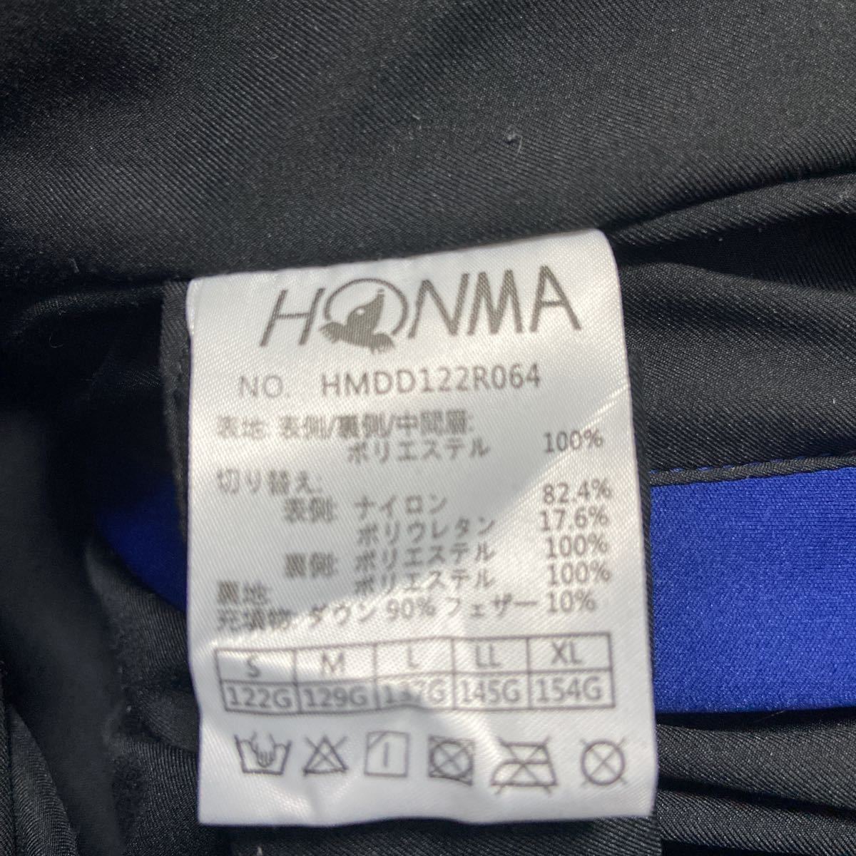 本間ゴルフ HONMA ゴルフウェア ブルゾン ダウンジャケット