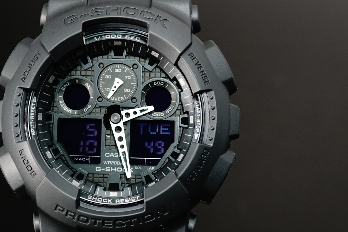 1円～×3本 ベッカム Beckaham G-shock Gショック 精悍なフルブラック 逆輸入 新品未使用 本物200m防水メンズ腕時計カシオCASIOミリタリー_画像5